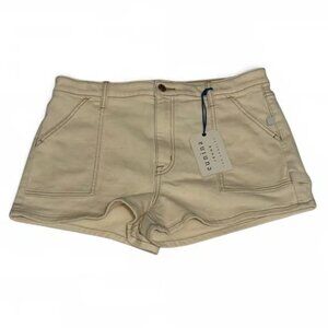 Eunina Cream High Waist Women's Shorts